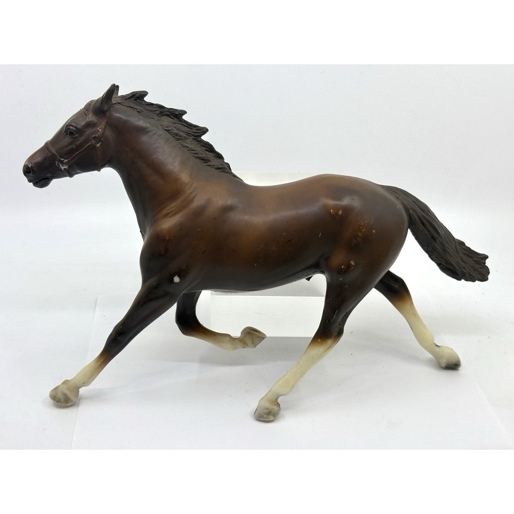 Vintage Breyer Pacer Horse Model 46 Chocolate Chestnut Read*